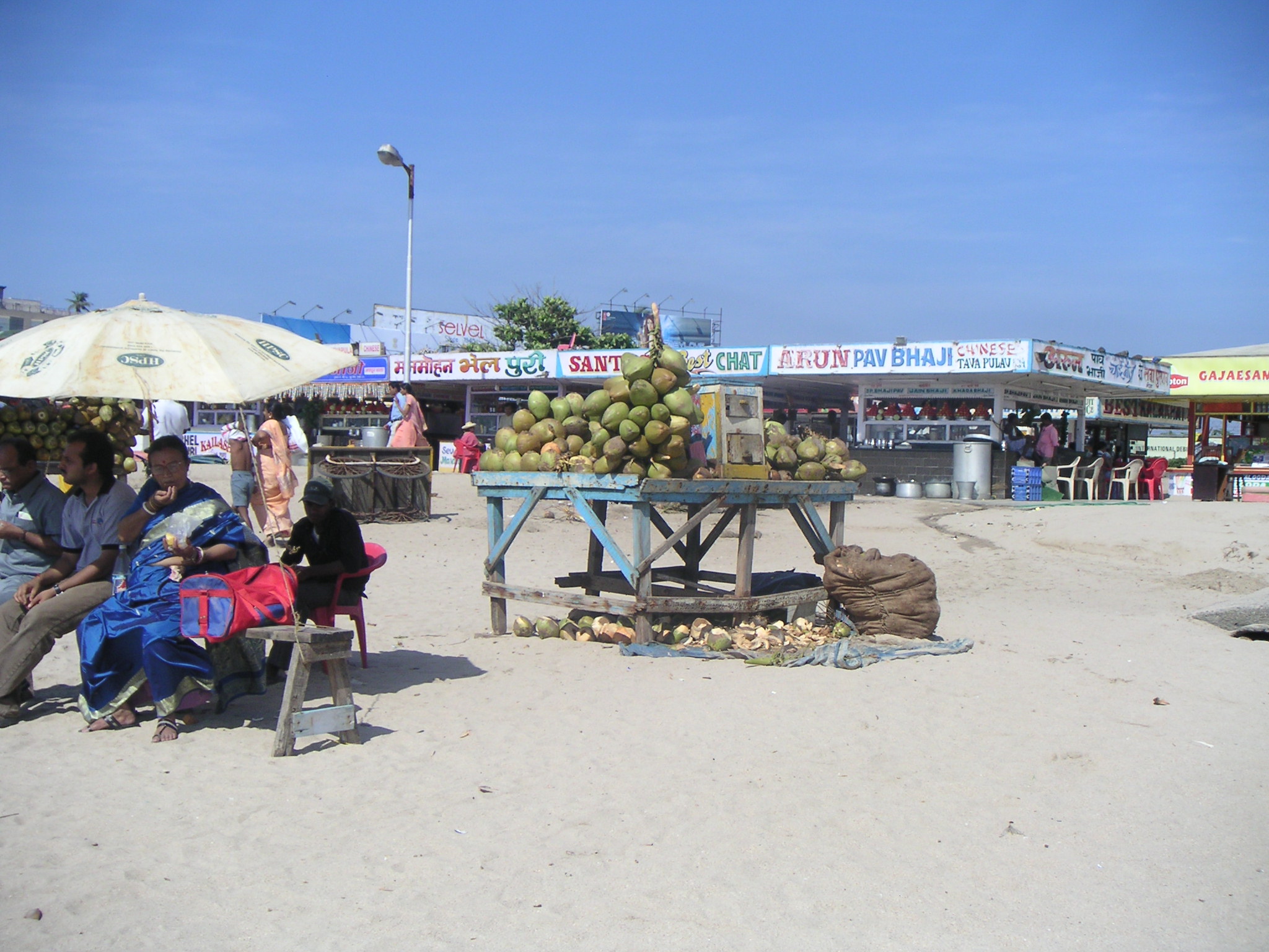 Juhu Beach Coconut Stand