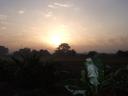 Sunset over the Niger