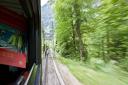 The train to Lauterbrunnen