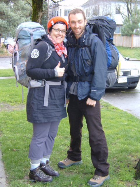 Two backpackers….