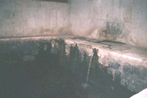 The ancient bath used by Atahualpa