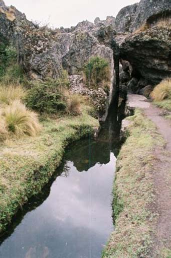 Canals built by the Cajamarca culture