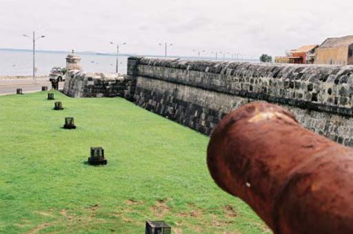 Fort surrounding Old Cartagena