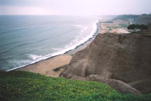 Coastline of Lima