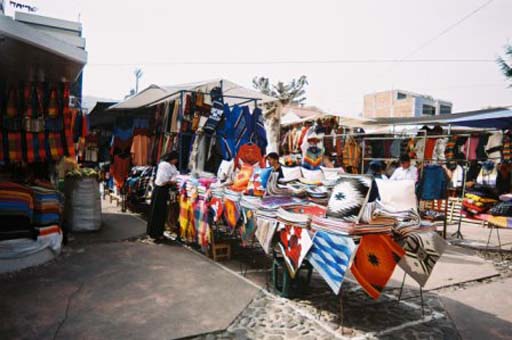 Market at Plaza de Los Ponchos