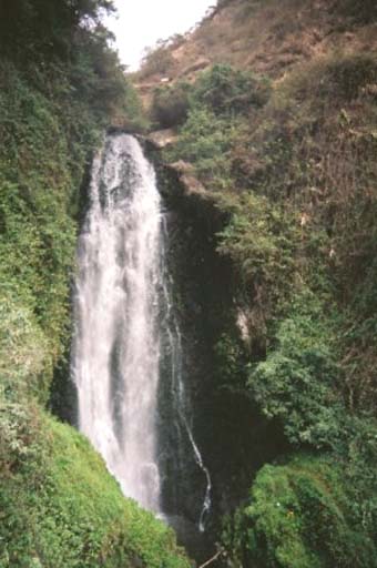 The so-so waterfall near Peguche