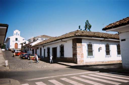 White colonial town of Popayan