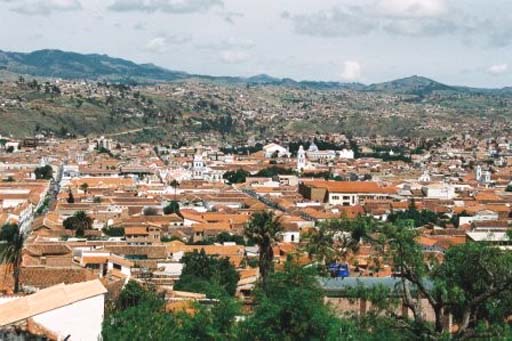 View of the lovely Sucre