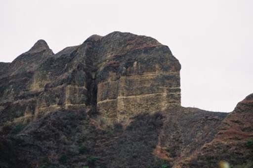 The strangely-shaped peak of Mandango