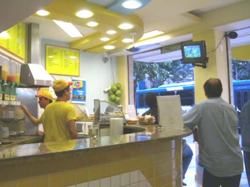 A typical juice bar around the city