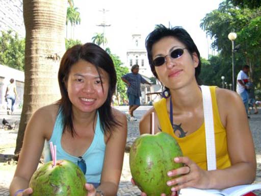 Going coconuts with Melanie
