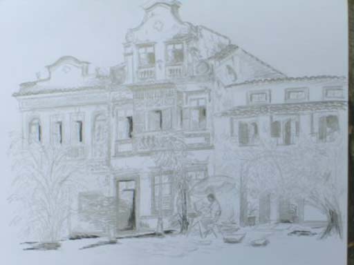 My sketch of Largo do Boticario