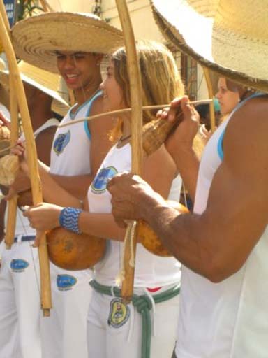 Berimbau players