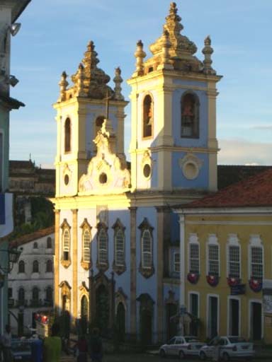 Lovely blue church in Pelourinho