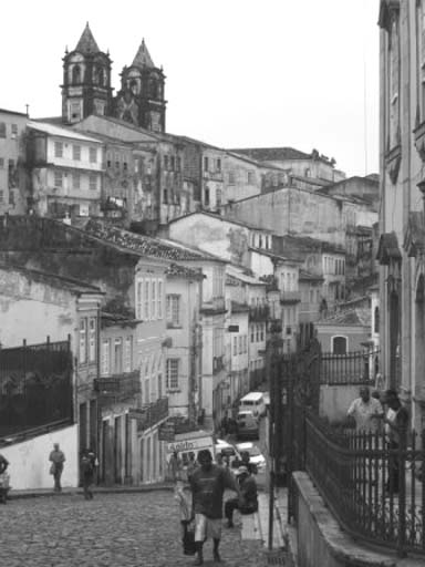 Undulating streets and old colonial charm of Salvador