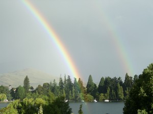 Boxing day rainbow