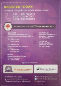 Canadian English Course Competition